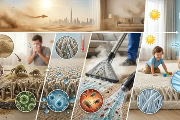 Laundrykhalas Why Regular Carpet Cleaning Is Essential for Health in the UAE Climate