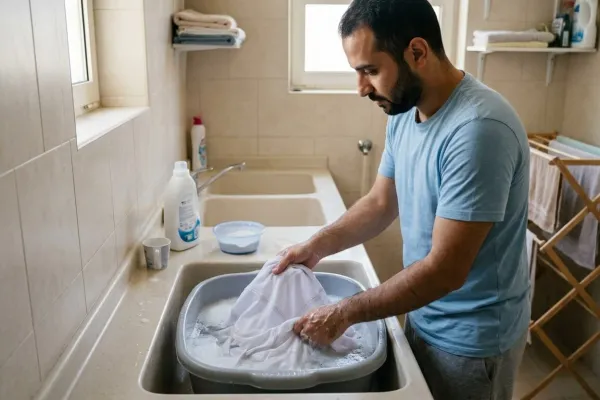Laundrykhalas How to Wash Kandura at Home Without Ruining It