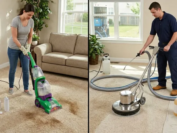 What Do Professional Carpet Cleaners Use That's Different From Store-Bought Products?