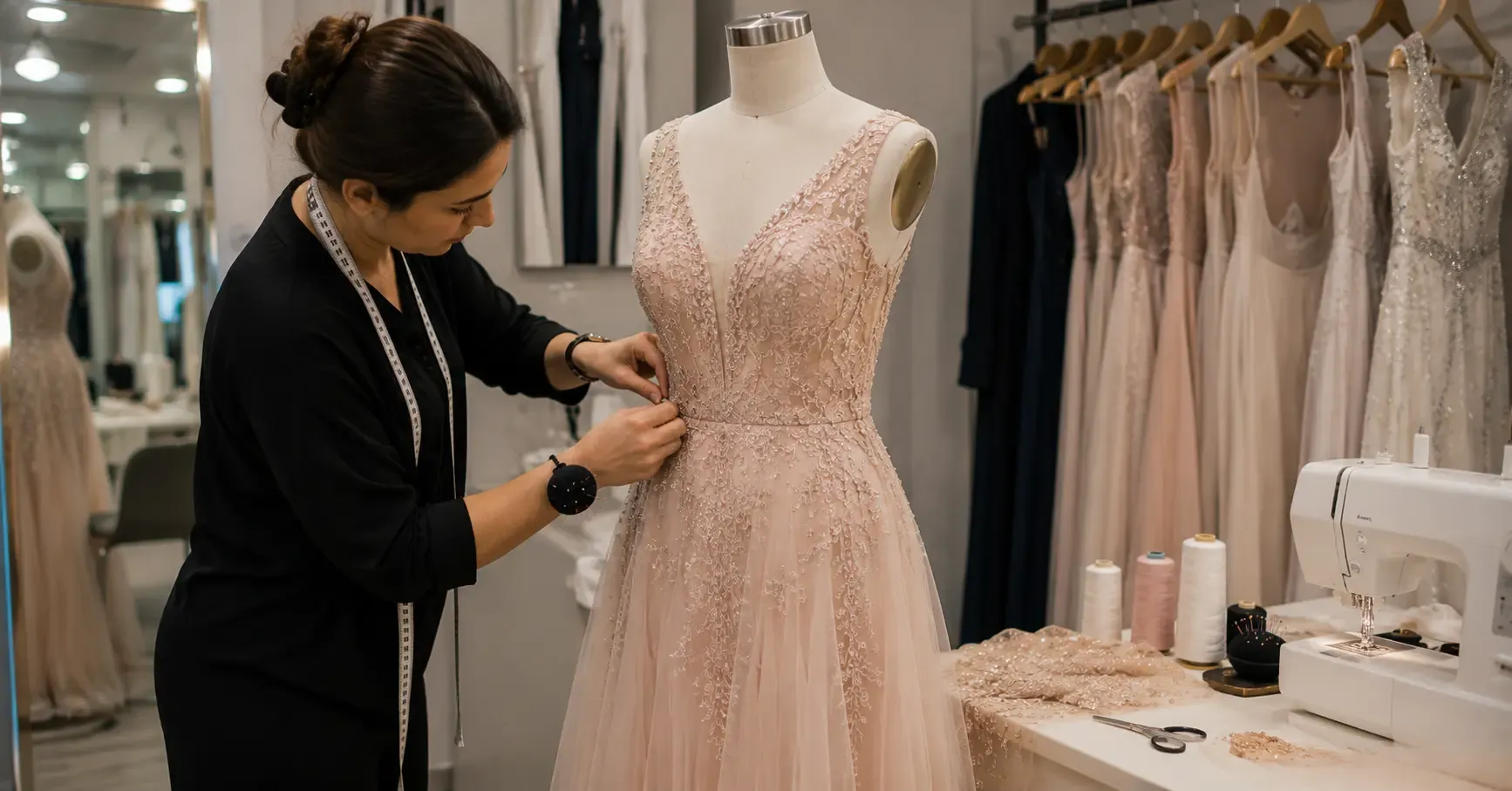 Dress Alteration in Dubai: Wedding & Evening Wear