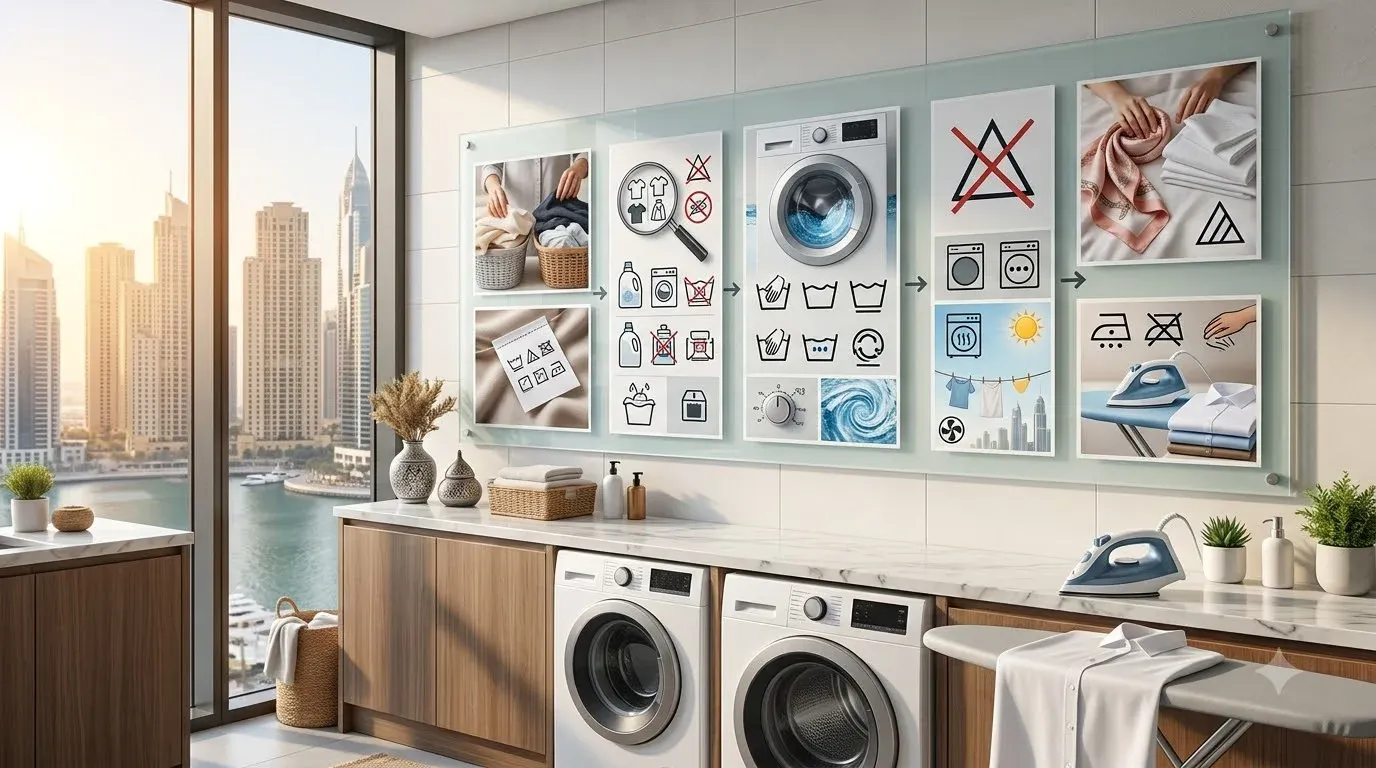 Dubai Fabric Safety Guide: Home Laundry & Care Chart