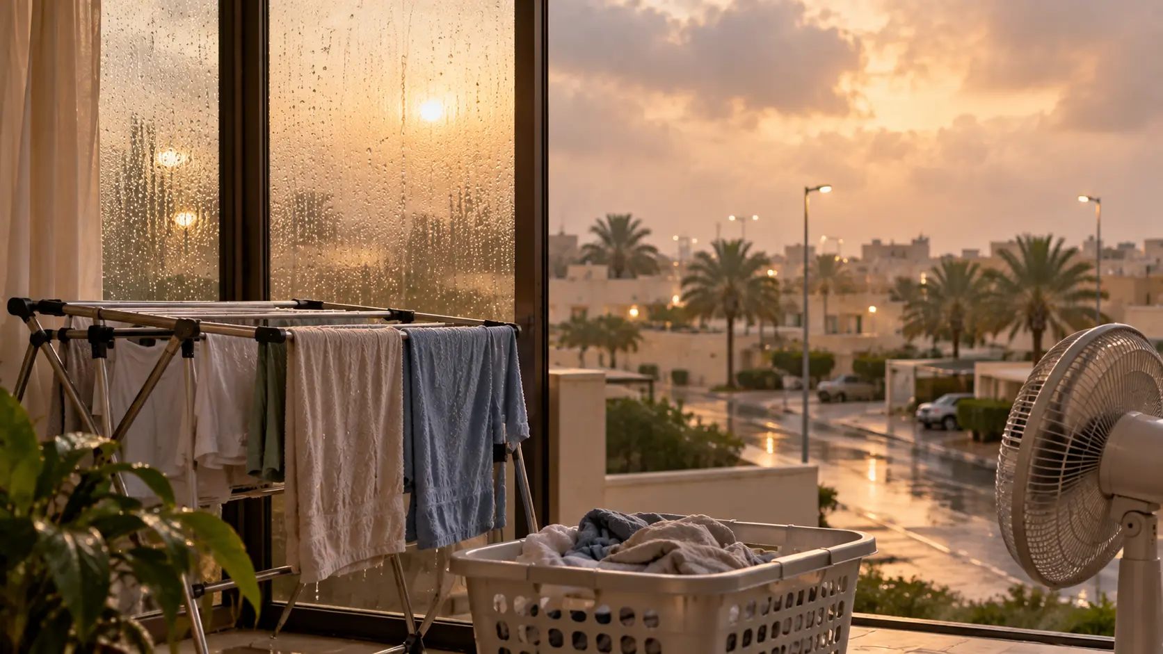 Why November Is a Bad Month to Dry Laundry Outside in Hamad Town