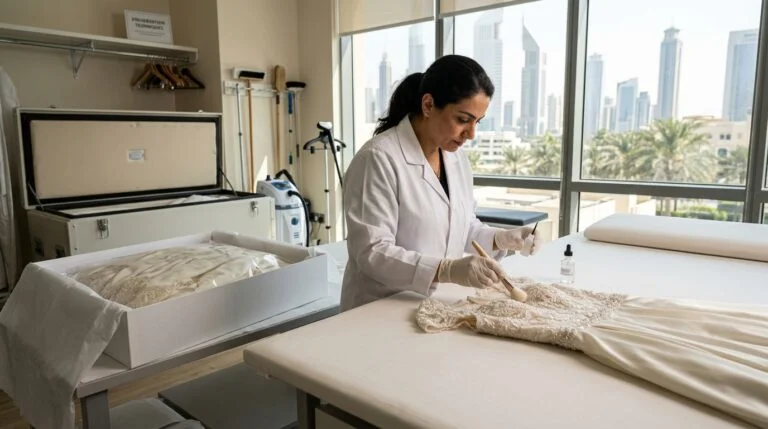 Wedding Dress Cleaning and Preservation in Bahrain