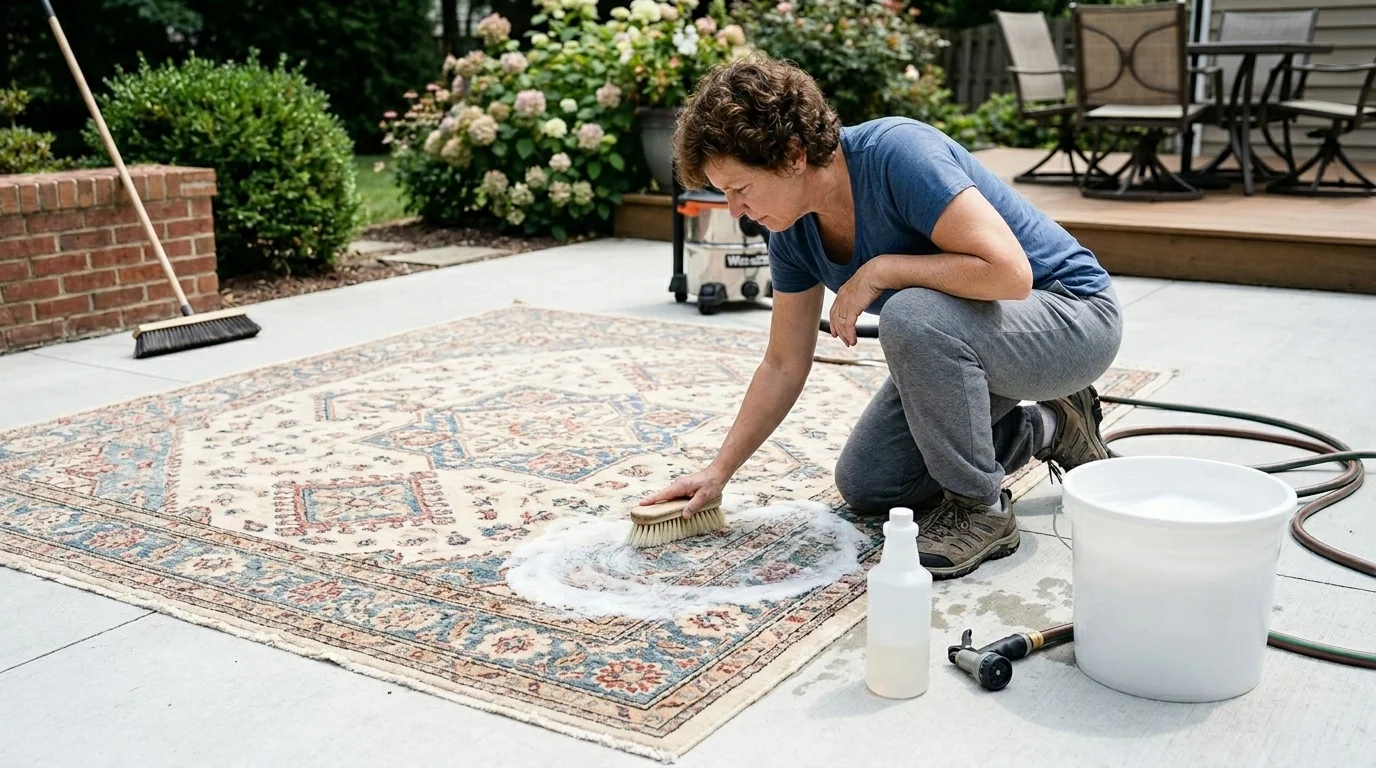 Best Way to Clean an Area Rug Without Professional Help