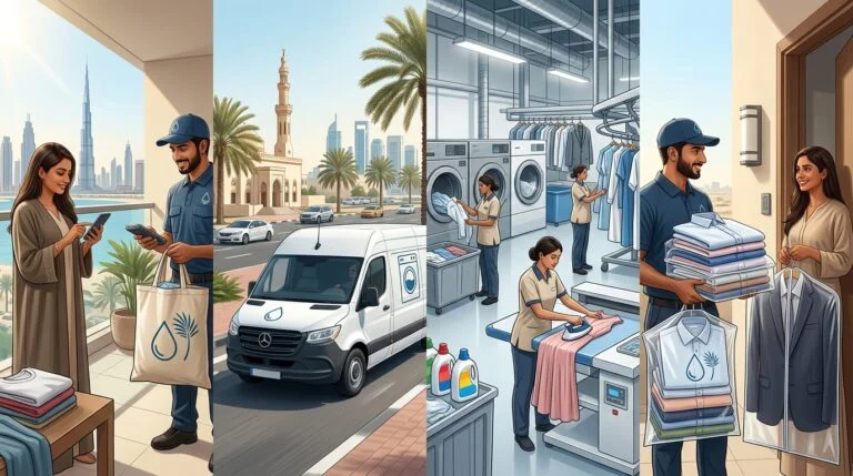 How On-Demand Laundry Services Work in UAE Cities