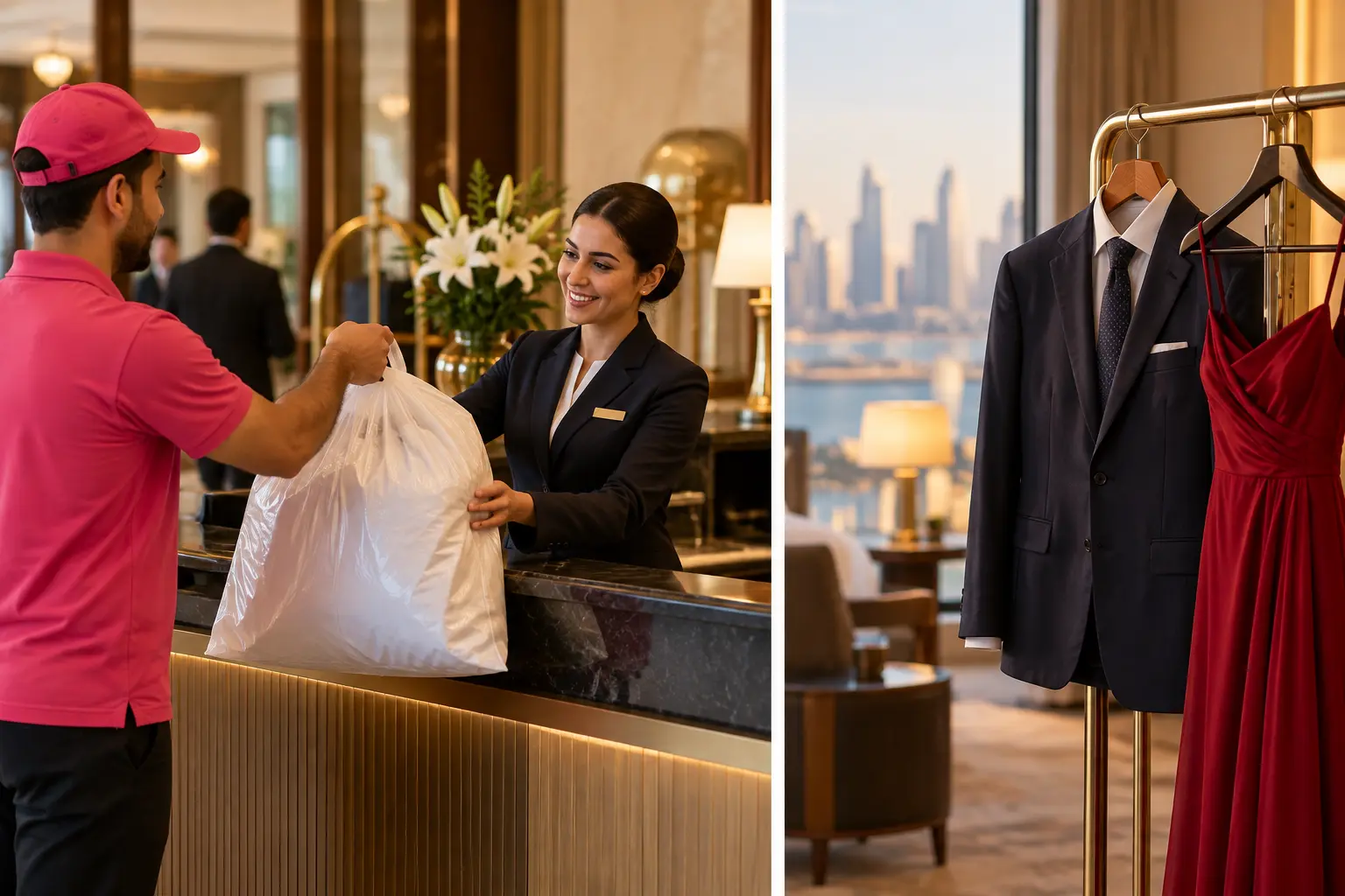 Palm Jumeirah Hotel Laundry Before Dinner or Checkout