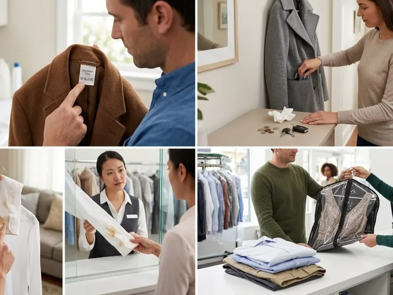 Clothes ready for dry cleaning in Dubai