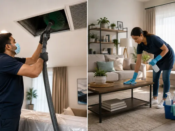 AC Duct Cleaning vs House Cleaning Dubai