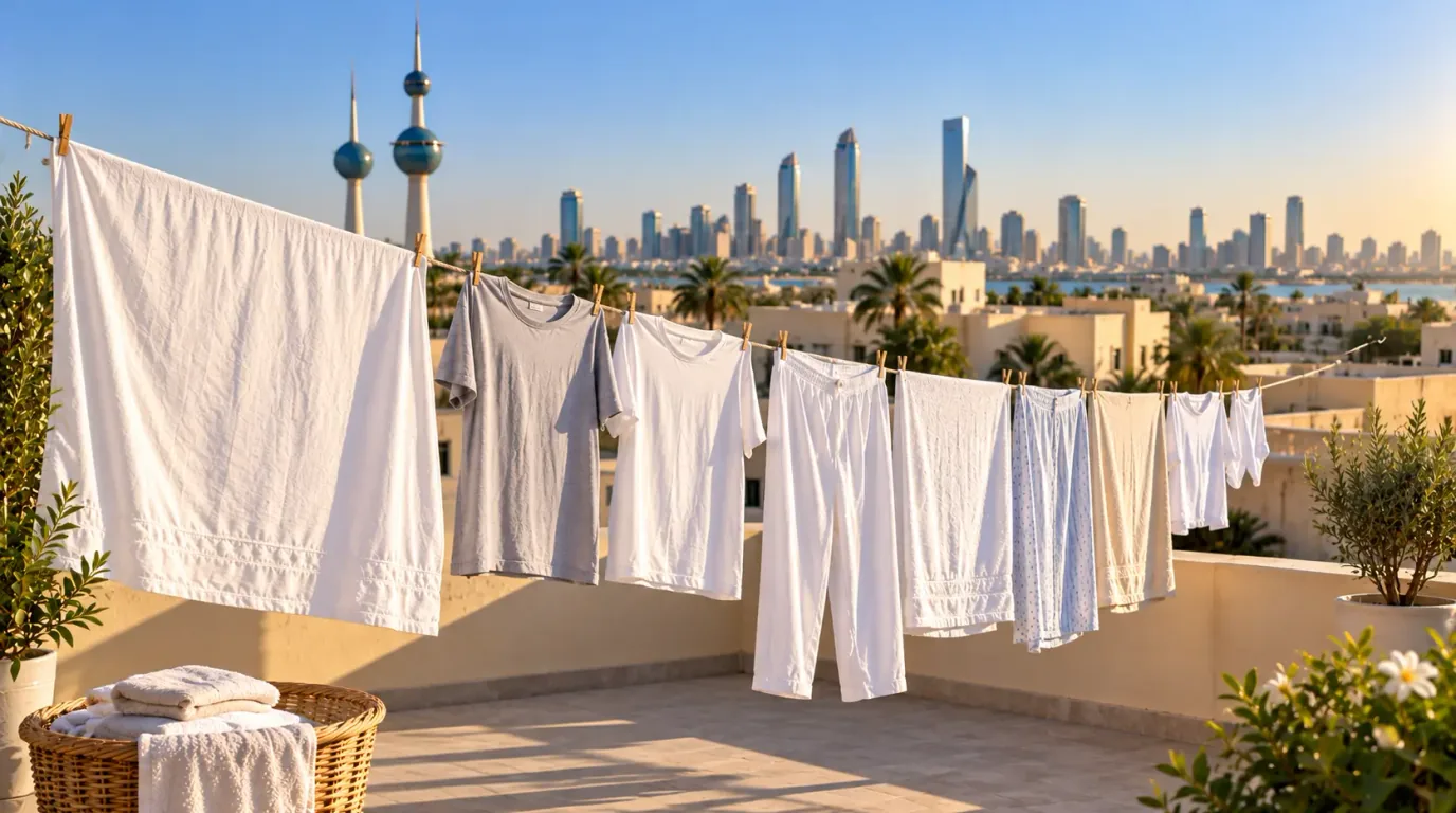 The Kuwait Drying Calendar: The Best Month to Line-Dry Is Not Summer