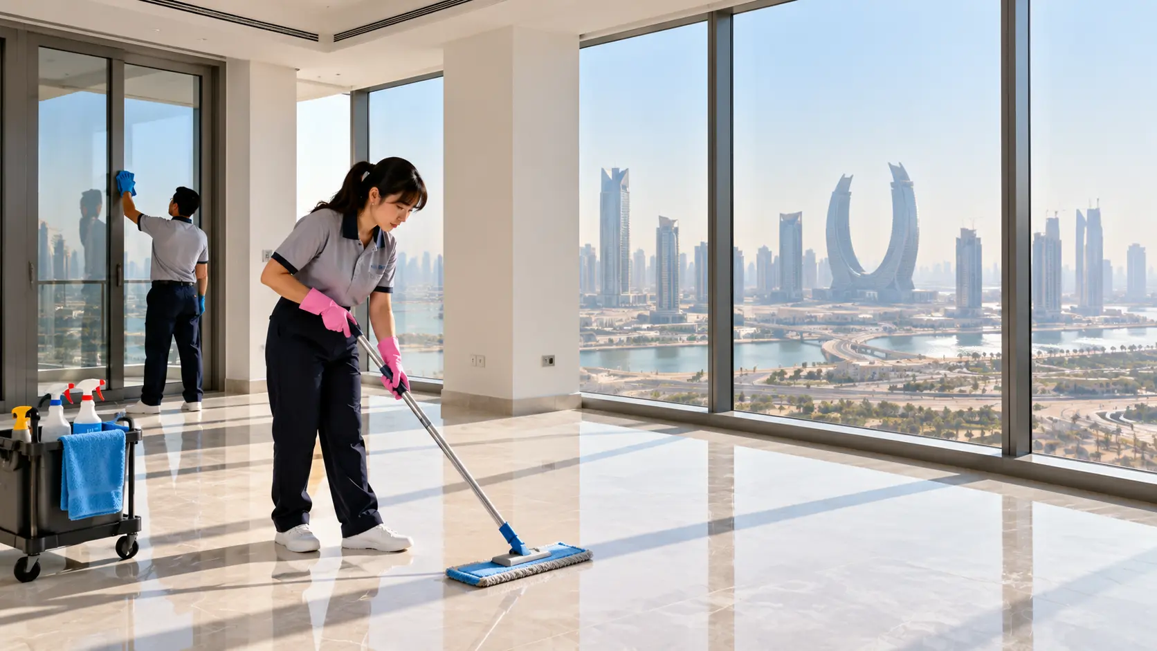 Cleaning a New Lusail Apartment Before You Move In