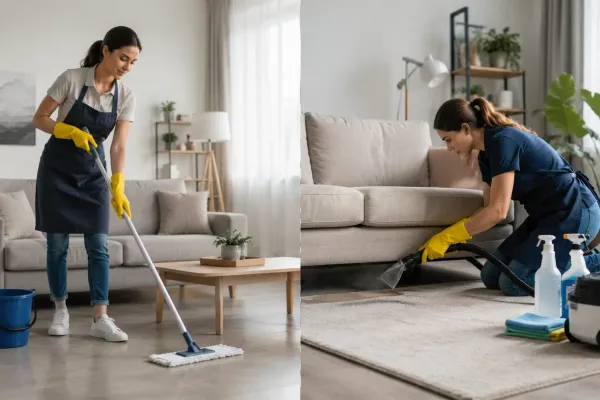 Laundrykhalas Deep Cleaning vs Regular Cleaning in Qatar