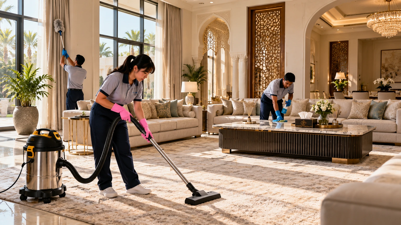 Deep Cleaning a Family Villa in Al Rayyan