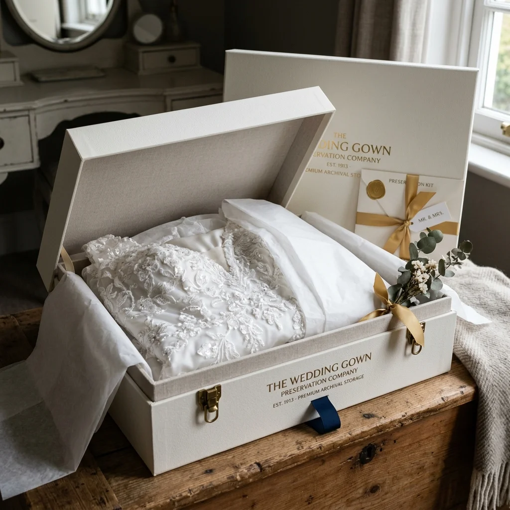 Museum Preservation - Wedding Dress Cleaning in Cubic Building
