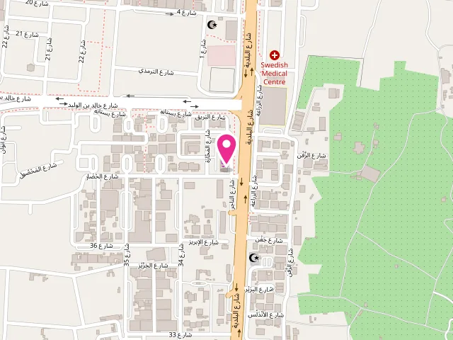 Map showing the location of Aati Automatic Laundry at 7P4Q+QQC - Al Jimi - Al Ameriya - Abu Dhabi - United Arab Emirates