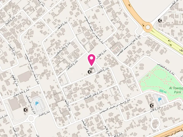 Map showing the location of Abu Adnan Laundry home service available at Al Ain - Al Tiwayya - Al Ragayeb - Abu Dhabi - United Arab Emirates