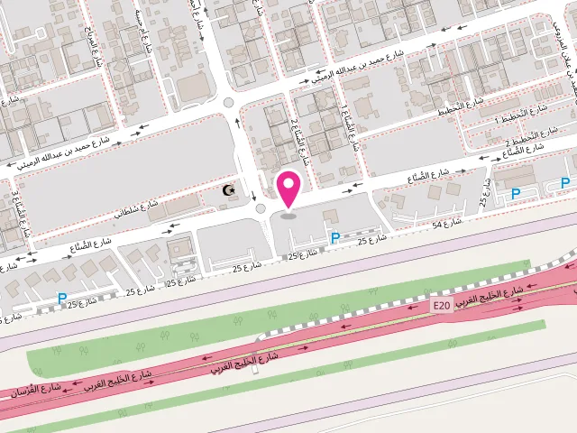 Map showing the location of AL FANNAN LAUNDRY مصبغة الفنان at As Sunnaʹ St - Khalifa City - Sector 33 - Abu Dhabi - United Arab Emirates