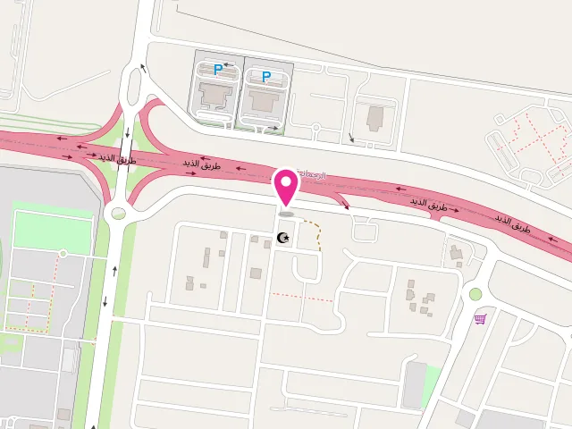 Map showing the location of Al faseeh laundry at Alatain - near barashi - Al Badee Suburb - Hay Al Atain - Sharjah - United Arab Emirates