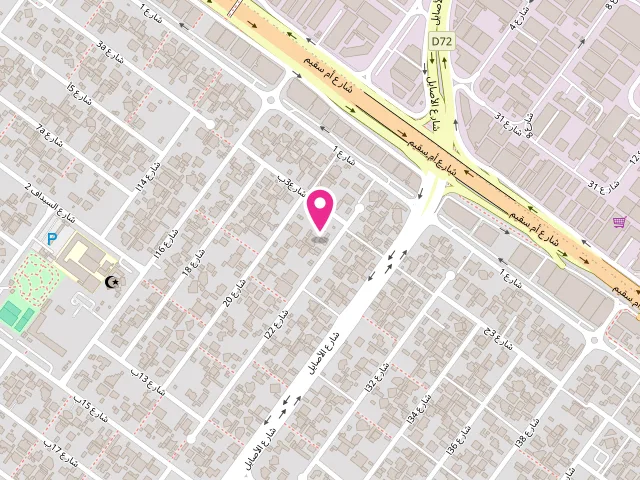 Map showing the location of AL Jumeiry Laundry at 22 St - Al Barsha Second - Al Barsha - Dubai - United Arab Emirates