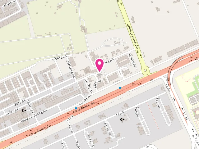 Map showing the location of Al Maqam Automatic Laundry-Asharaj at 1 Al Azhar St - 'Asharij - Bida Bin Ammar - Abu Dhabi - United Arab Emirates