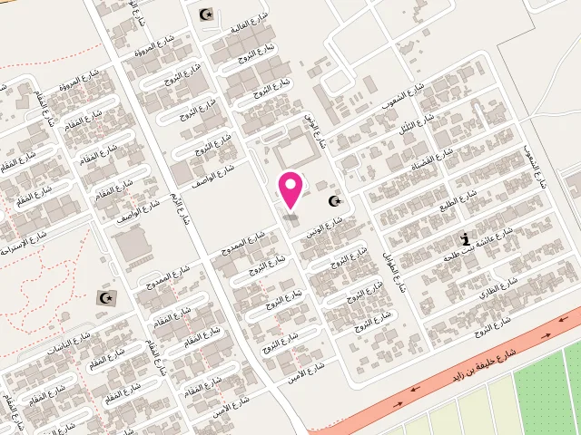 Map showing the location of Al Maqam Automatic Laundry-Maqam at Al Maqam - Twam - Abu Dhabi - United Arab Emirates
