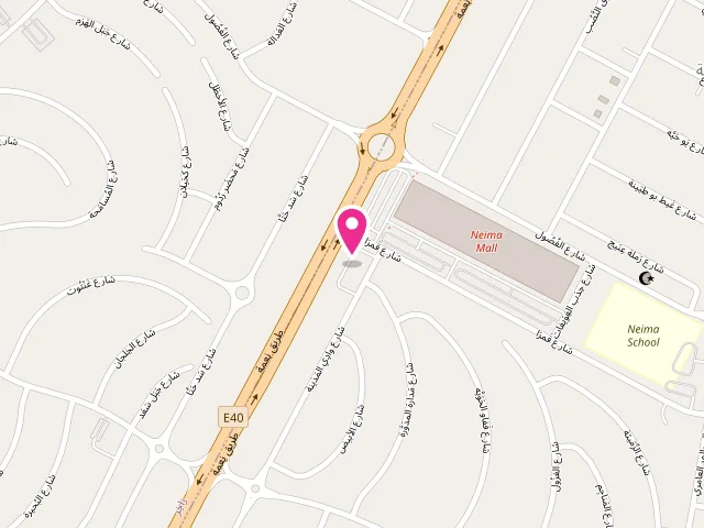 Map showing the location of Al Maqam Automatic Laundry-Ni’mah at 6 Madarat Al Mdawwarah St - Ni'mah - Neima 2 - Abu Dhabi - United Arab Emirates