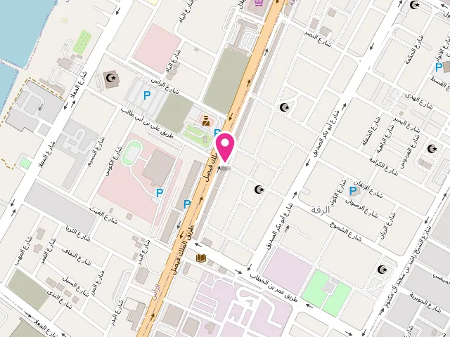 Map showing the location of AL Najah Laundry at Backside Nena Tea - Rose Building Jamiya - الرقة - الرقــة - إمارة أم القيوين - United Arab Emirates