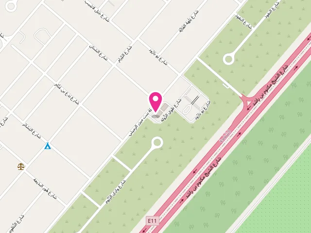 Map showing the location of AL NAMOOS LAUNDRY at 178 AL Jadwa st-Al samhah abu dhabi Jppg +MMc - السمحة - الرحبة N - أبو ظبي - United Arab Emirates