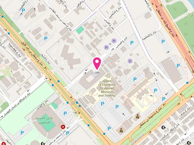 Map showing the location of Al Rafidain Laundry Branch- 3 DUSIT TANI at Muroor Rd - Al Nahyan - E25 - Abu Dhabi - United Arab Emirates