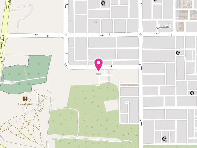 Map showing the location of al sharia laundry at al faseel Al shariya complex al shariya complex - الشرية - إمارة الفجيرة - United Arab Emirates