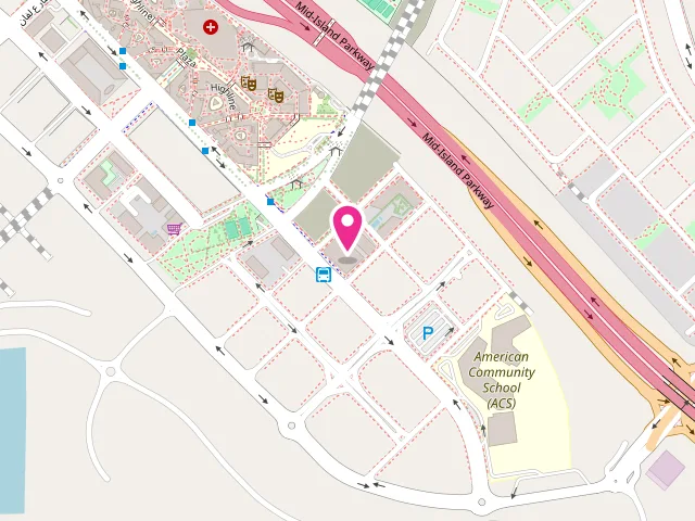 Map showing the location of Al Tasamoh Laundry Branch at NYU - GCCP+ 5RW - Al Saadiyat Island - Saadiyat Marina District - Abu Dhabi - United Arab Emirates
