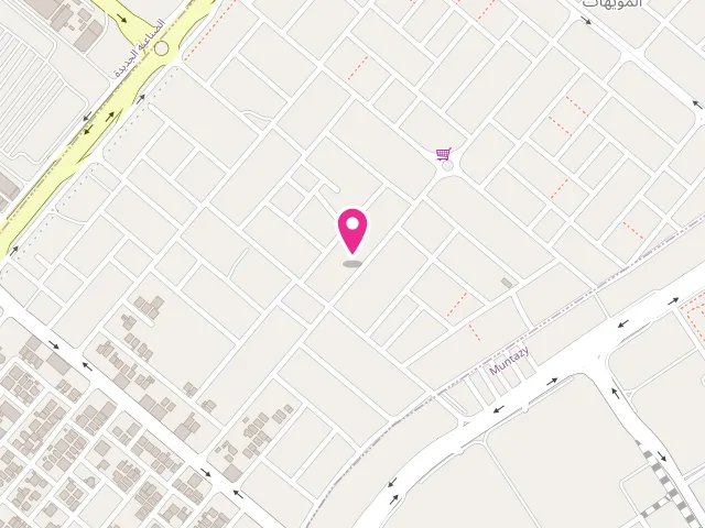 Map showing the location of مصبغة القطن ALCOTTON LAUNDRY at 9FCV+8C - Al Muwaihat 3 - Ajman - United Arab Emirates