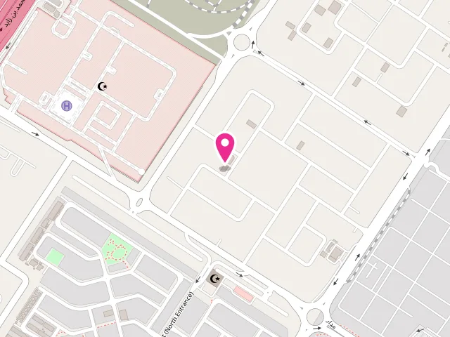 Map showing the location of ALJADAH HUB DRY CLEAN - محور الجادة لكي وغسيل الملابس at 8FF8+CV - Muwaileh Commercial - Al Zahia - Sharjah - United Arab Emirates