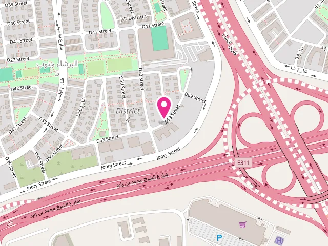 Map showing the location of All Seasons Laundry & Dry Clean at Jeera v - District 4 - D53 - البرشاء جنوب الخامسة - Jumeirah Village Triangle - دبي - United Arab Emirates