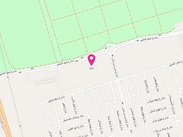 Map showing the location of مصبغة الوقايد ALWAQAED LAUNDRY at 2 ʹIrq Al Hilayw St - Mbazzarah Al Khadra - Green Mubazzarah 2 - Abu Dhabi - United Arab Emirates