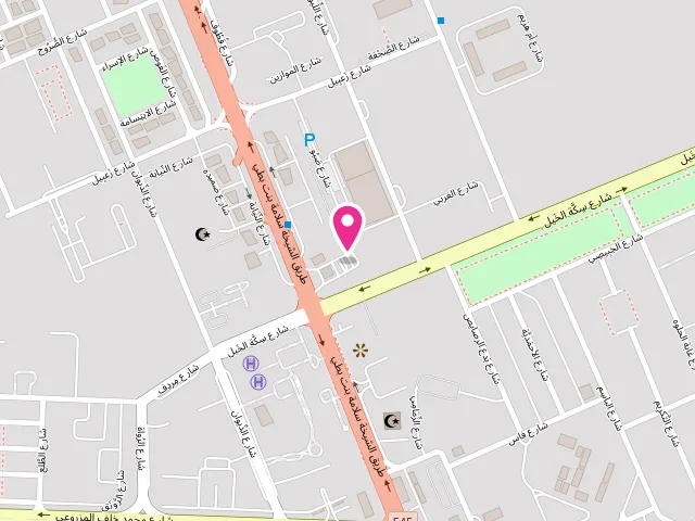 Map showing the location of ALWAQAED LAUNDRY مصبغة الوقايد at 962 Ghayathi Road - Madinat Za'id - MZE6 - Abu Dhabi - United Arab Emirates