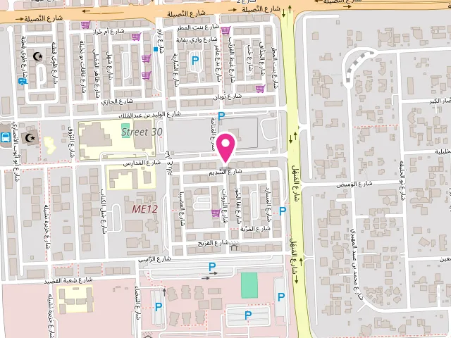 Map showing the location of Alyaman Laundry at Abu Dhabi - Mohamed Bin Zayed City - ME12 - Abu Dhabi - United Arab Emirates