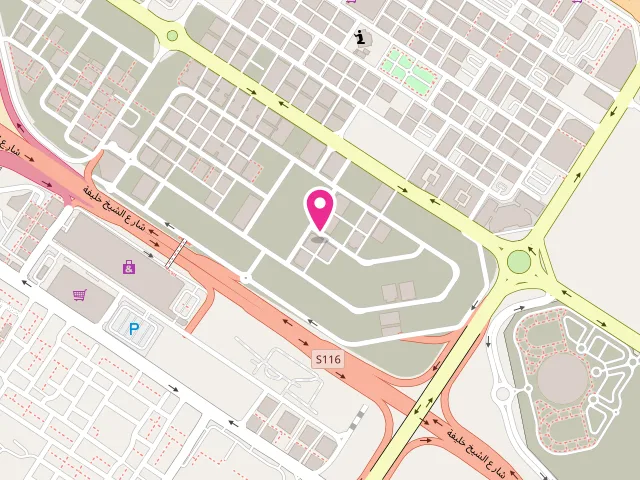 Map showing the location of AMANI LAUNDRY | BEST LAUNDRY SHOP OF SHARJAH | New Muweliah Commercial Sharjah | Premium & renowned Laundry shop at Thani 5176 - Shop No. 1 - opp. Beautiful Saloon Muweliah - Muwaileh Commercial - New Commercial - Sharjah - United Arab Emirates