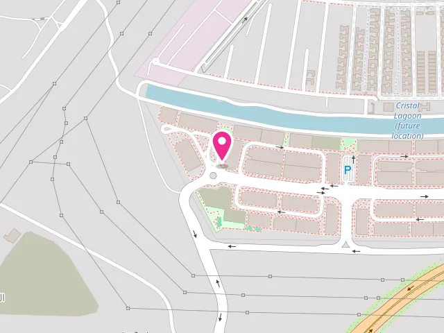 Map showing the location of AQUA EXPRESS LAUNDRY LLC at 57FX+4WJ - Al Merkadh - Nad Al Sheba 1 - Dubai - United Arab Emirates