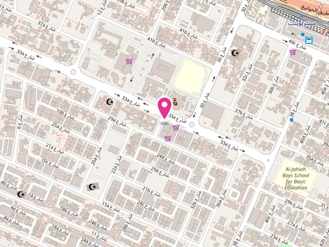 Map showing the location of Arabian Gulf Steam Laundry at 4 26th St - Al Rashidiya - Dubai - United Arab Emirates