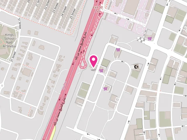 Map showing the location of ASAZ Laundry at Al Warsan 4 - Building - Shop # 8 - Al Basha 6 - Warsan Fourth - International City Phase(2) - Dubai - United Arab Emirates
