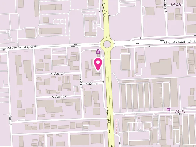 Map showing the location of Asfar Laundry - Main Branch at Abu Dhabi - Musaffah - MW4 - Abu Dhabi - United Arab Emirates