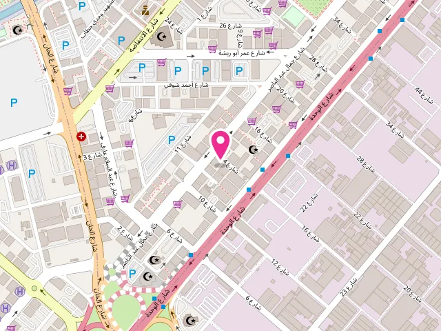 Map showing the location of Automatic Technical Laundry at Jamal Abdul Naser St - Al Majaz 2 - Al Majaz - Sharjah - United Arab Emirates