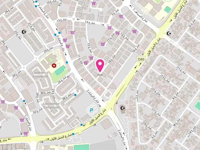 Map showing the location of Be Smart Laundry & Dry cleaning Service at 373 14 A St - البرشاء الأولى - البرشاء - دبي - United Arab Emirates