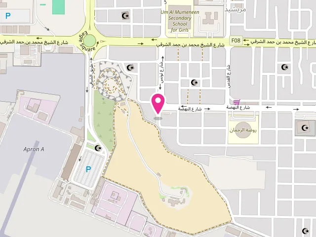Map showing the location of Black & White Dry Clean at 487P+QX9 - Mraisheed - Fujairah - United Arab Emirates