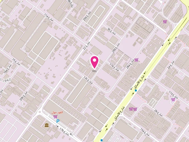 Map showing the location of BNK Bubbles Laundry at Head Office - 22 24A Street - Al Qouz Ind.third - Al Quoz - Dubai - United Arab Emirates