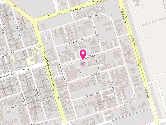Map showing the location of Bouquet automatic laundry Br.1 at STREET 26 - مدينة خليفة - جنوب شرق 38 - أبو ظبي - United Arab Emirates