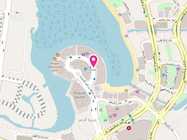 Map showing the location of City of Lights Laundry- Branch 1 at REEM ISLAND, Hydra Avenue Towers - CL-05-GS 24 - Al Reem Island - Tamouh - Abu Dhabi - United Arab Emirates