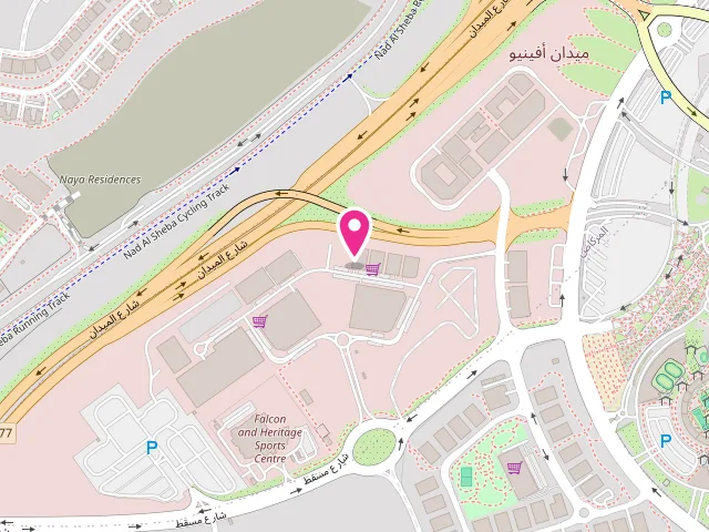 Map showing the location of Clean Bubbles Laundry LLC at Nadd Al Shiba First - Nad Al Sheba 1 - Dubai - United Arab Emirates