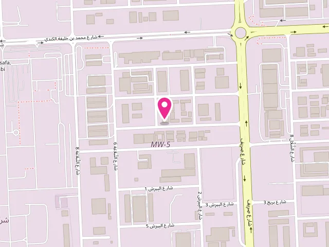 Map showing the location of Clean Lounge Laundry at Art Hub Building - Musaffah - MW-5 - Abu Dhabi - United Arab Emirates