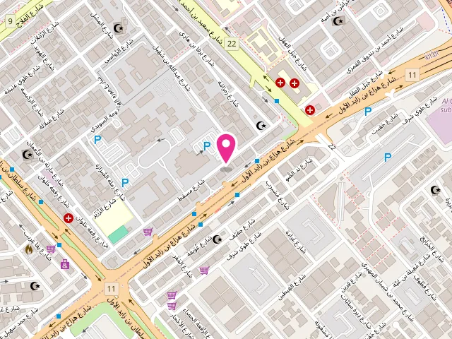 Map showing the location of Cleanzo Laundry at Building 34 Hazza ' Bin Zayed The First St - Al Danah - E18 02 - Abu Dhabi - United Arab Emirates